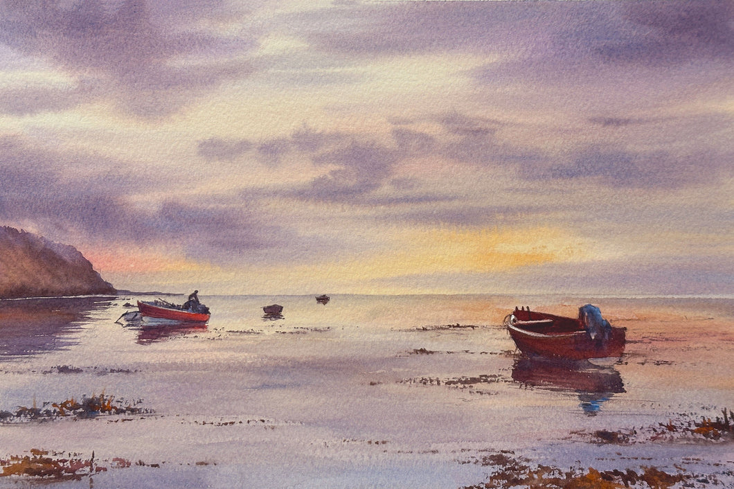 Sunset at Robin Hood’s Bay